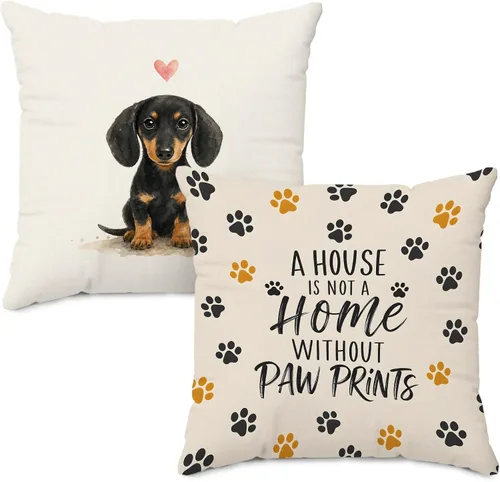 Vista 11 de Black and White Funny Boxer Dog Throw Pillow Cover 18x18 Inch Better-boxer