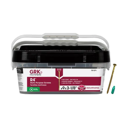 Vista 30 de GRK Fasteners R4™ #9 x 1-1/2" Tornillos multiusos para enmarcar, 820 PCS