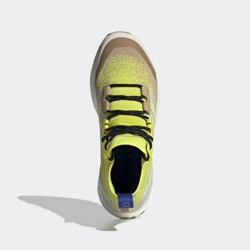 Vista 3 de adidas Terrex Free Hiker Gore-TEX 2.0 - Zapatos de senderismo para hombre Tono beige/amarillo pulso/amarillo ácido