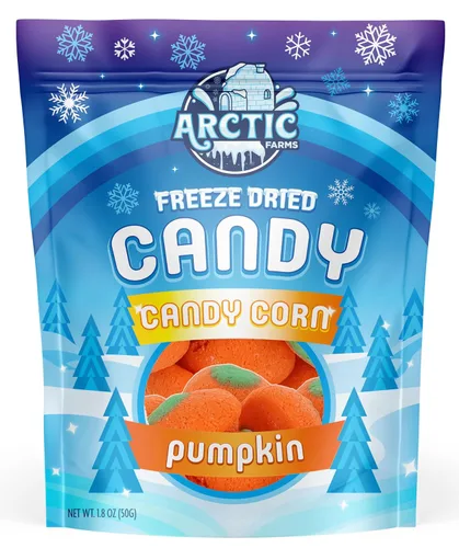 Vista 9 de Arctic Farms Maíz dulce liofilizado, aperitivo crujiente imprescindible para Halloween (clásico, 2.5 onzas)