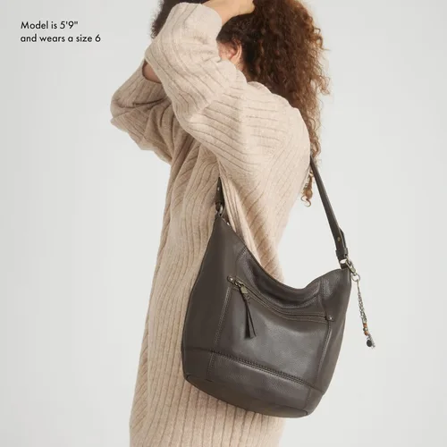 Vista 2 de The Sak Sequoia Hobo Bag - Bolso grande de cuero de primera calidad para mujer para todos los días y viajes - Bolso duradero con bolsillo