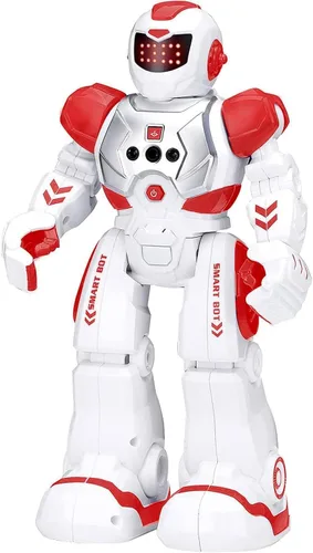Vista 10 de KingsDragon Juguete de robots para niños, juguete de detección de gestos RC, robot interactivo para caminar, cantar, bailar, regalos de cumpleaños