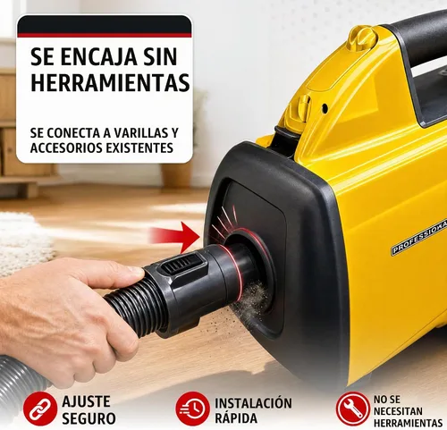 Vista 5 de Maresh Products - Manguera de vacío de repuesto para Eureka & Sanitaire Mighty Mite, SmartVac y Professional Series – Compatible con los modelos