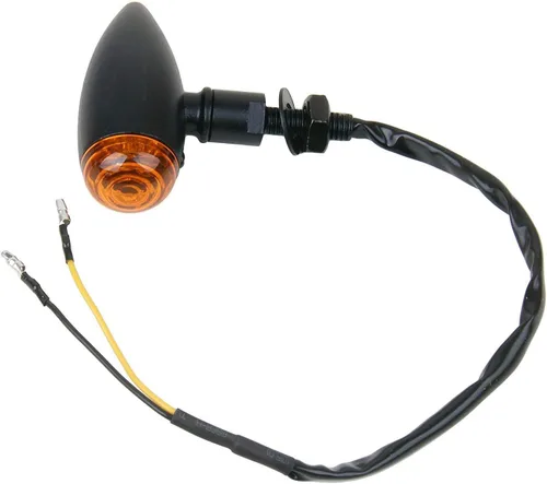 Vista 3 de Intermitentes LED de señal de giro para motocicleta Black Bullet con lente ámbar compatibles para Yamaha FZ6