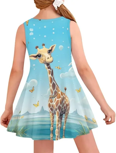 Vista 2 de Vestido casual para niñas de 3 a 16 años