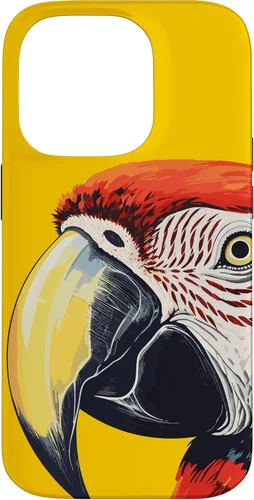 Vista 17 de Funda para iPhone 16 con diseño de guacamayo pájaro