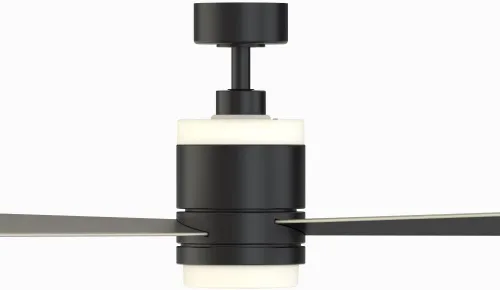 Vista 6 de Fanimation Studio Collection LP8577LBL - Ventilador de techo vertical con kit de luz LED, 52 pulgadas, negro con cuchillas reversibles