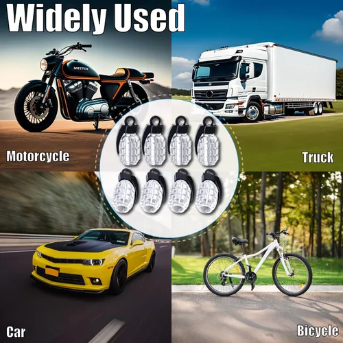 Vista 187 de 4 tapas de válvula de neumático de granada cromada, tapas de válvula de neumático de acero inoxidable para automóviles, camiones, SUV, motocicletas