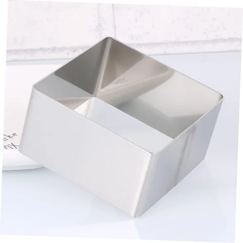 Vista 9 de DOITOOL Diy Baking Essential - Anillo cuadrado de acero inoxidable para tartas, cortador de mousse versátil para galletas de fondant