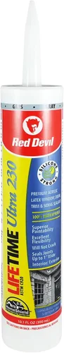 Vista 9 de Red Devil 077020 Lifetime Sellador de látex acrílico elastomérico ultra premium, 10.1 onzas, almendra, paquete de 1