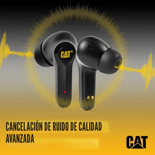 Vista 3 de CAT Auriculares Bluetooth con cancelación de ruido – Auriculares inalámbricos resistentes para trabajo, auriculares de trabajo Bluetooth, a prueba