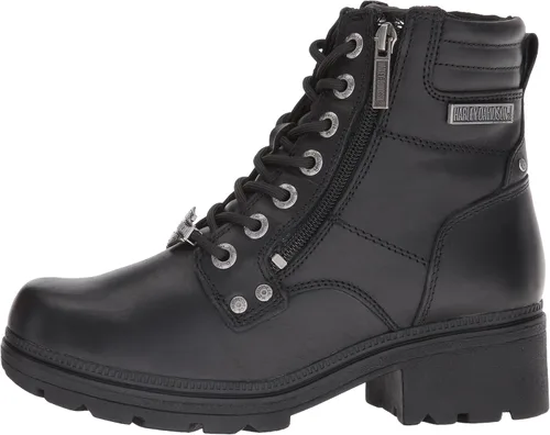 Vista 8 de HARLEY-DAVIDSON FOOTWEAR Botas Inman Mills para mujer, Negro