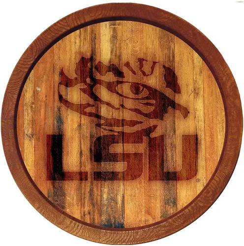Vista 31 de The Fan Brands NCAA Alabama Crimson Tide: "Faux" - Letrero de barra del equipo deportivo, decoración para el hogar, dormitorio, garaje, oficina