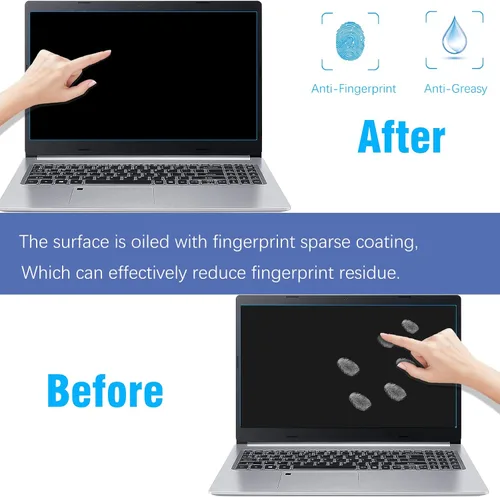 Vista 7 de KEANBOLL Paquete de 2 protectores de pantalla de 17 pulgadas con bloqueo de luz azul y antirreflejos, ajuste universal para HP, Dell, Asus, Samsung