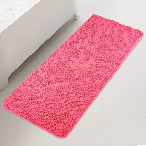 Vista 96 de Yeaban Alfombra de pasillo de baño de 24 x 72 pulgadas, antideslizante, alfombra de baño larga de felpilla gruesa, absorbente y lavable, alfombra