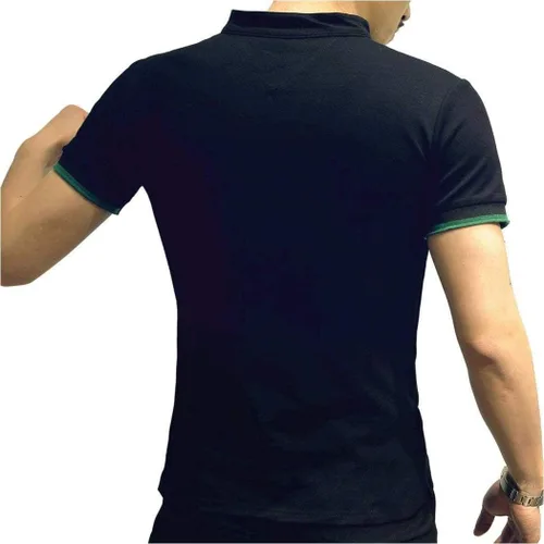 Vista 3 de LOGEEYAR Camisa polo de moda para hombre, de manga larga, ajustada, Henley, ropa de algodón piqué