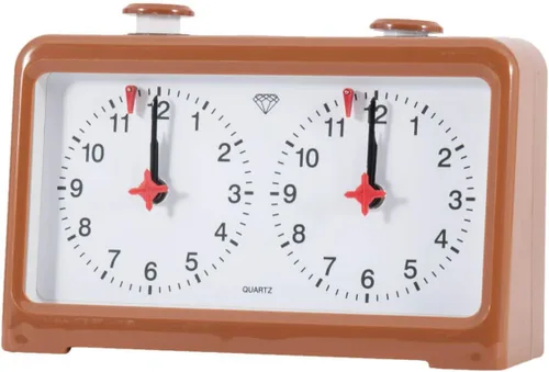 Vista 3 de The House of Staunton Reloj de ajedrez analógico de cuarzo diamante