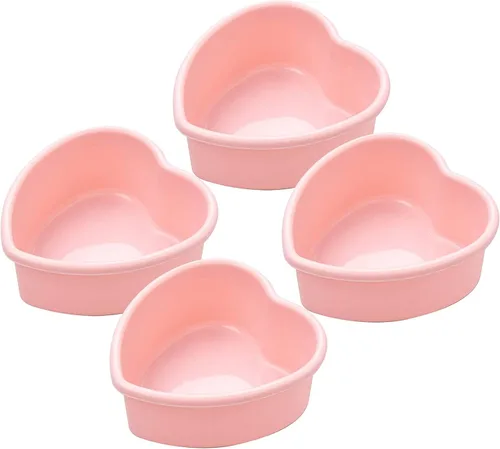 Vista 12 de Mini molde de silicona de 4 pulgadas para tartas de corazón, paquete de 2 moldes antiadherentes para el día de San Valentín, aniversario