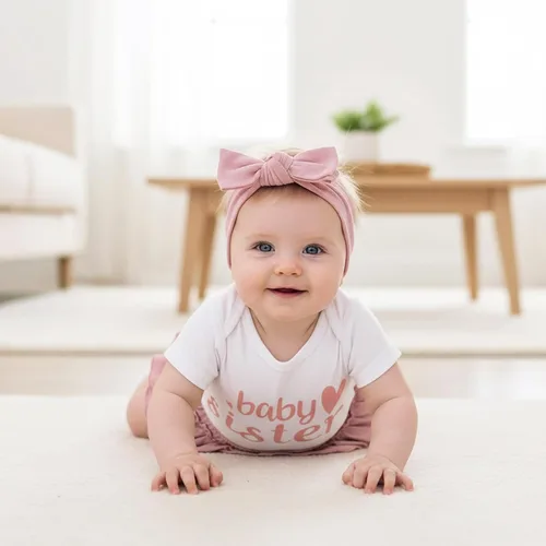Vista 3 de Ropa de bebé niña recién nacida verano lindo traje 0-24 meses
