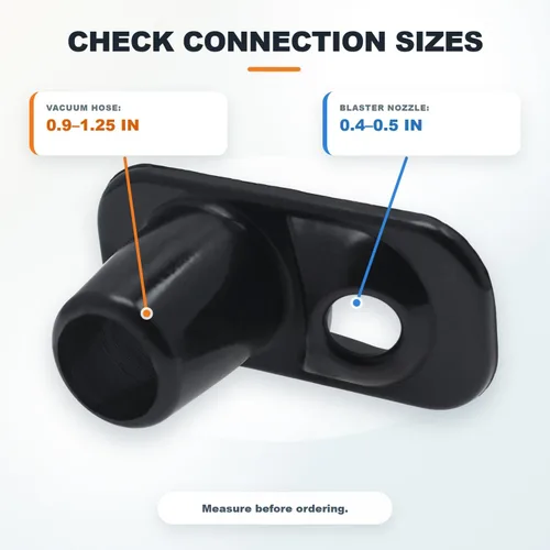 Vista 7 de Adaptador de carbón para limpieza de nogal compatible con válvula de admisión de motores VW Audi TFSI 2005-2017