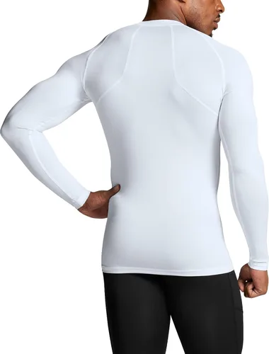 Vista 3 de ATHLIO - Paquete de 1 o 3camisetas de compresión de manga larga con FPU 50+ para hombre, camiseta de protección para deportes acuáticos