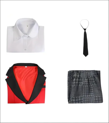 Vista 4 de Disfraz de cosplay de rosas para Kakegurui Compulsive Gamble Ryota Suzui
