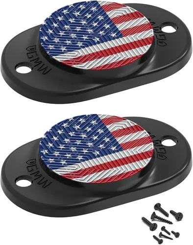 Vista 10 de GMW Gun Magnet [2-Pack] 30 lbs. Rating Magnetic Gun Mount HQ Rubber Coated Gun Magnet Buckler Series for Car, Truck, Desks, Safes, and Walls
