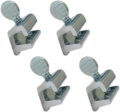 Vista 9 de QCAA Cerradura de Seguridad para Ventana Corredera Única Pequeña, Aluminio, Revestimiento Negro, Paquete de 4, Fabricado en Taiwán