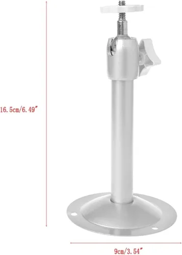 Vista 2 de HIHELO Trípode para proyector Proyector ajustable de 360 grados Soporte de montaje en techo Soporte de proyector de pared Soporte de DJ de metal