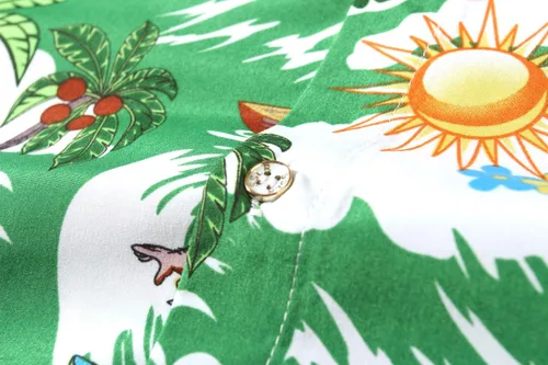 Vista 6 de SSLR - Camisas de Navidad para hombre, manga larga, hawaianas