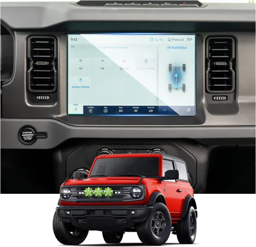 Vista 29 de Ruiya Protector de pantalla para Chevy Colorado/(2015 ~ 2022) GMC Canyon (2015 ~ 2020) GMC Yukon y Chevy Suburban/Tahoe de 8 pulgadas, vidrio