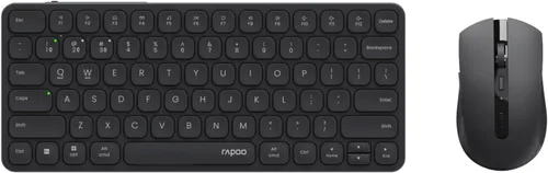 Vista 10 de Rapoo 9010M Combo de teclado y mouse multidispositivo, juego de teclado y mouse inalámbrico 2.4GHz/Bluetooth 5.0/4.0 para Windows/Mac/Linux/Chrome