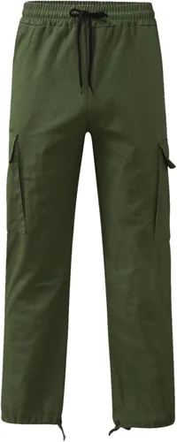 Vista 4 de Pantalones deportivos para hombre, ajuste holgado, pantalones deportivos para hombre, pantalones deportivos de ajuste holgado, con cordón