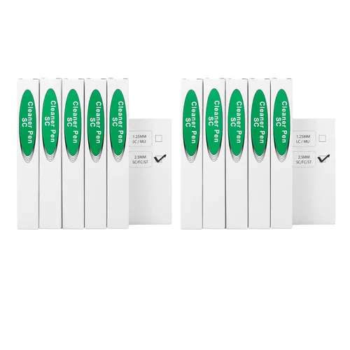 Vista 13 de 1 pc limpiador de fibra óptica Herramientas de fibra óptica Cleaing Pen para LC/MU 0.049 in Conector Más de 800 Limpia la cara del extremo
