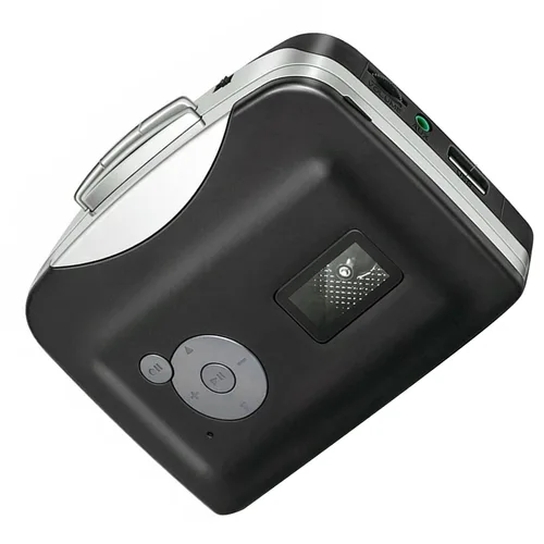Vista 3 de EZCAP230 Convertidor de casete a MP3, casete USB estéreo cinta digital MP3 con auriculares, convierte fácilmente cintas antiguas a MP3, conversión