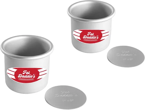Vista 14 de Molde para tarta redondo de aluminio anodizado Fat Daddio con base extraíble