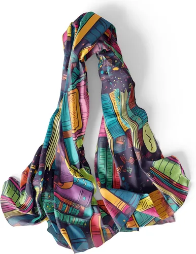 Vista 2 de Bad Bananas Bufandas para mujer a la moda - Regalos caprichosos bufandas - Bufanda para mujer - Regalos de bufanda para mujer - Colección