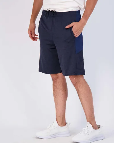 Vista 2 de Real Essentials Paquete de 5 para hombre pantalones cortos Dry-Fit de 9" - Gimnasio atlético, entrenamiento, baloncesto, correr, bolsillos casuales