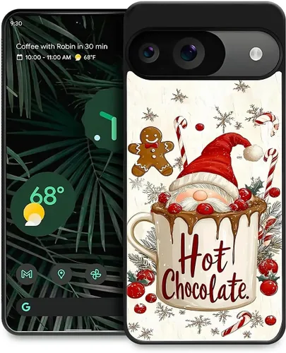 Vista 94 de Funda compatible con Google Pixel 4A 5G, Nochebuena, Google Pixel 4A 5G, delgada, suave, a prueba de golpes, TPU para mujeres y niñas, niños, funda