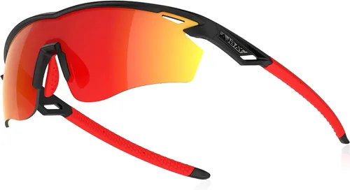 Vista 10 de Lentes de sol deportivos polarizados para hombres y mujeres, lentes de sol envolventes para correr, ciclismo, béisbol, pesca, golf, senderismo