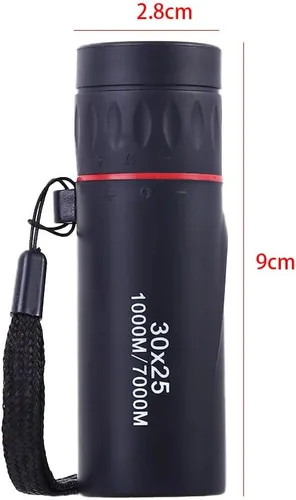 Vista 2 de Vctitil Mini bolsillo monocular alcance zoom telescopio práctico óptica alcance para acampar al aire libre senderismo viajes