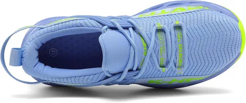 Vista 5 de KCVTD Zapatos de punta de acero para hombres, zapatos de trabajo de seguridad para mujer, zapatos de acero indestructibles, a prueba de pinchazos