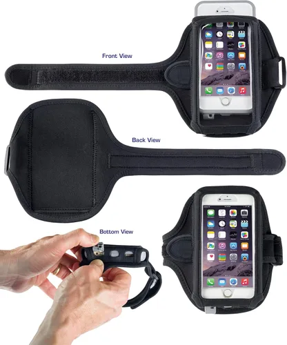 Vista 8 de Tune Belt AB92 Brazalete para teléfono celular para correr, compatible con iPhone 17/16/15/14/13 Pro Max, Plus, Samsung Galaxy Ultra/Plus/Note