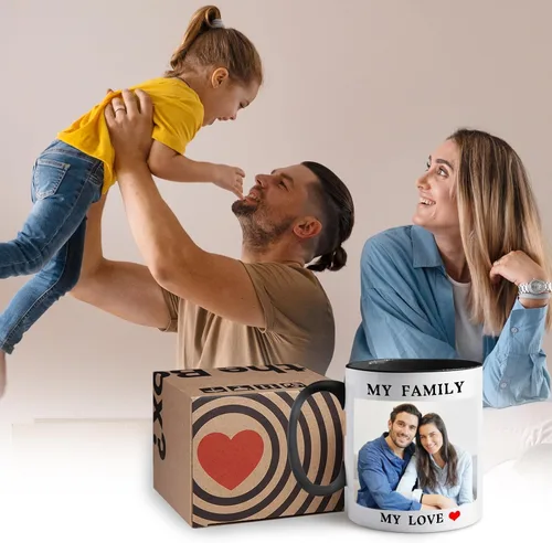 Vista 7 de Baosity Taza de café con foto personalizada, taza personalizada con imagen, texto, nombre, regalos personalizados para novio, novia, mejor amigo