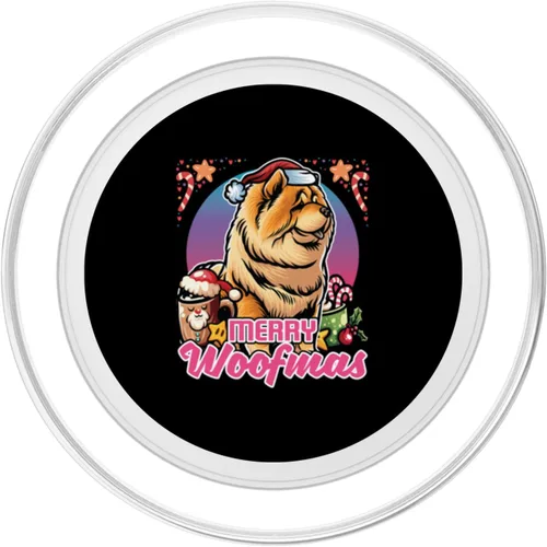 Vista 2 de Chow Chow Santa Claus Coffee Mug Merry Christmas Dogs PopSockets MagSafe PopGrip for iPhone