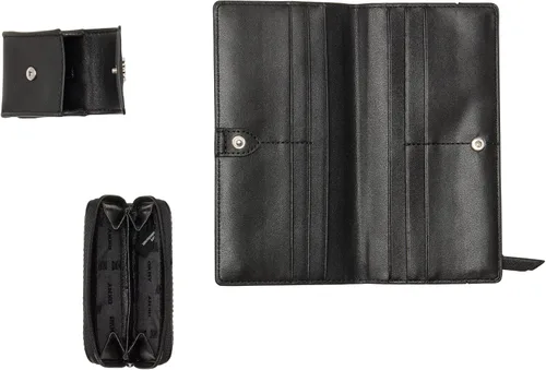 Vista 4 de DKNY Cartera clásica Phoenix 3 en 1 para mujer, Casual Phoenix - Juego de cartera clásica 3 en 1