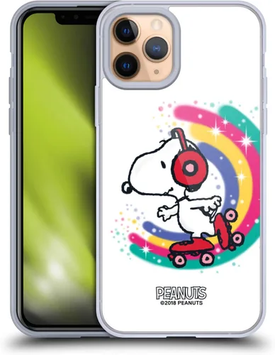 Vista 226 de Head Case Designs Funda de gel con licencia oficial de Peanuts Beach Surf Snoopy Boardwalk Airbrush [protección de grado militar] compatible