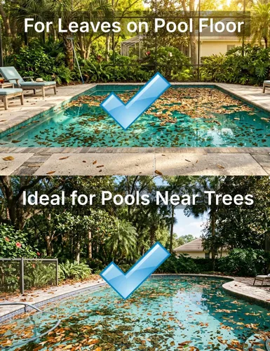 Vista 3 de Aspiradora robótica automática para piscinas, apertura de piscina resistente, entrada de succión ultra ancha de 360°, bolsa extragrande de 1.85