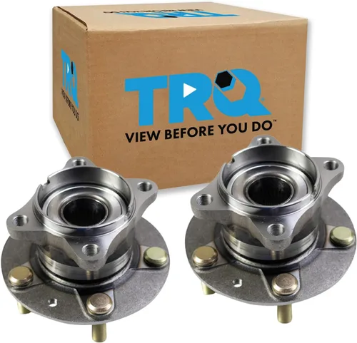 Vista 33 de Conjunto de rodamiento de rueda delantera de 2 piezas y buje TRQ Compatible con Pontiac Solstice 2006-2009 Saturn Sky 2007-2010