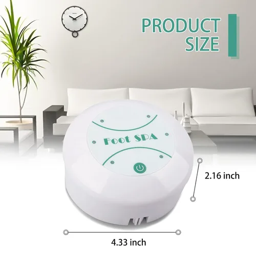 Vista 9 de Máquina de desintoxicación de pies, máquina de desintoxicación de baño de pies iónico portátil, limpiador de spa de pies iónico para uso doméstico